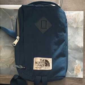 The North Face Blue Backpack Sleek Durable Design- New without tags